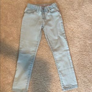 Girl light jeans